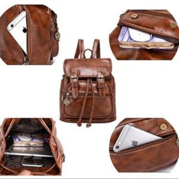 Retro Style Mini Backpack - Picture 9 of 12